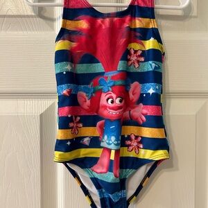 Colorful Trolls One-Piece Swimsuit